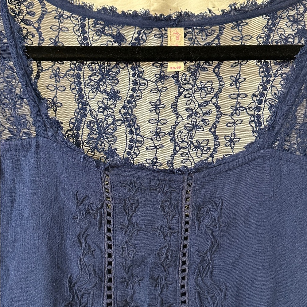 Free People Oversized Distressed Dress - Picture 2 of 6
